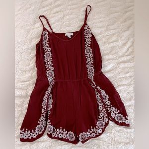 Romper - Floral Detail